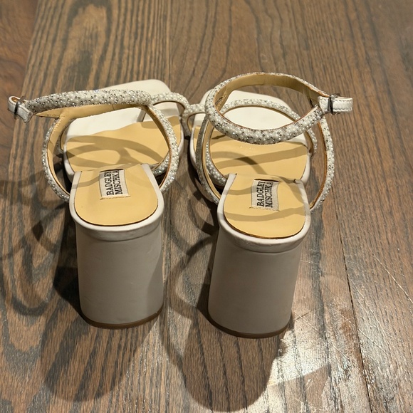 Badgley Mischa Delilah Heels Soft White Size 8.5 - Picture 9 of 11